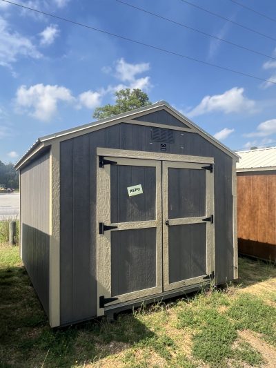 10x12 Utility Shed - Driftwood Stain