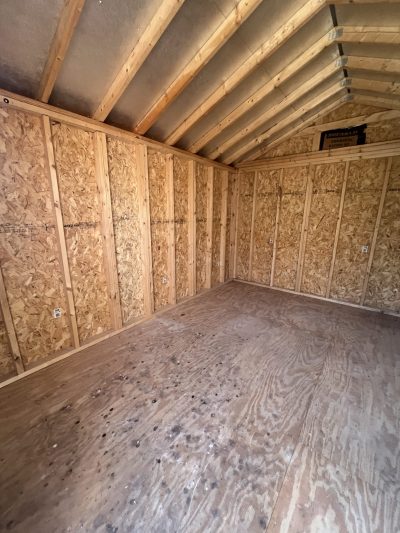 10x12 Utility Shed - Driftwood Stain - Image 4