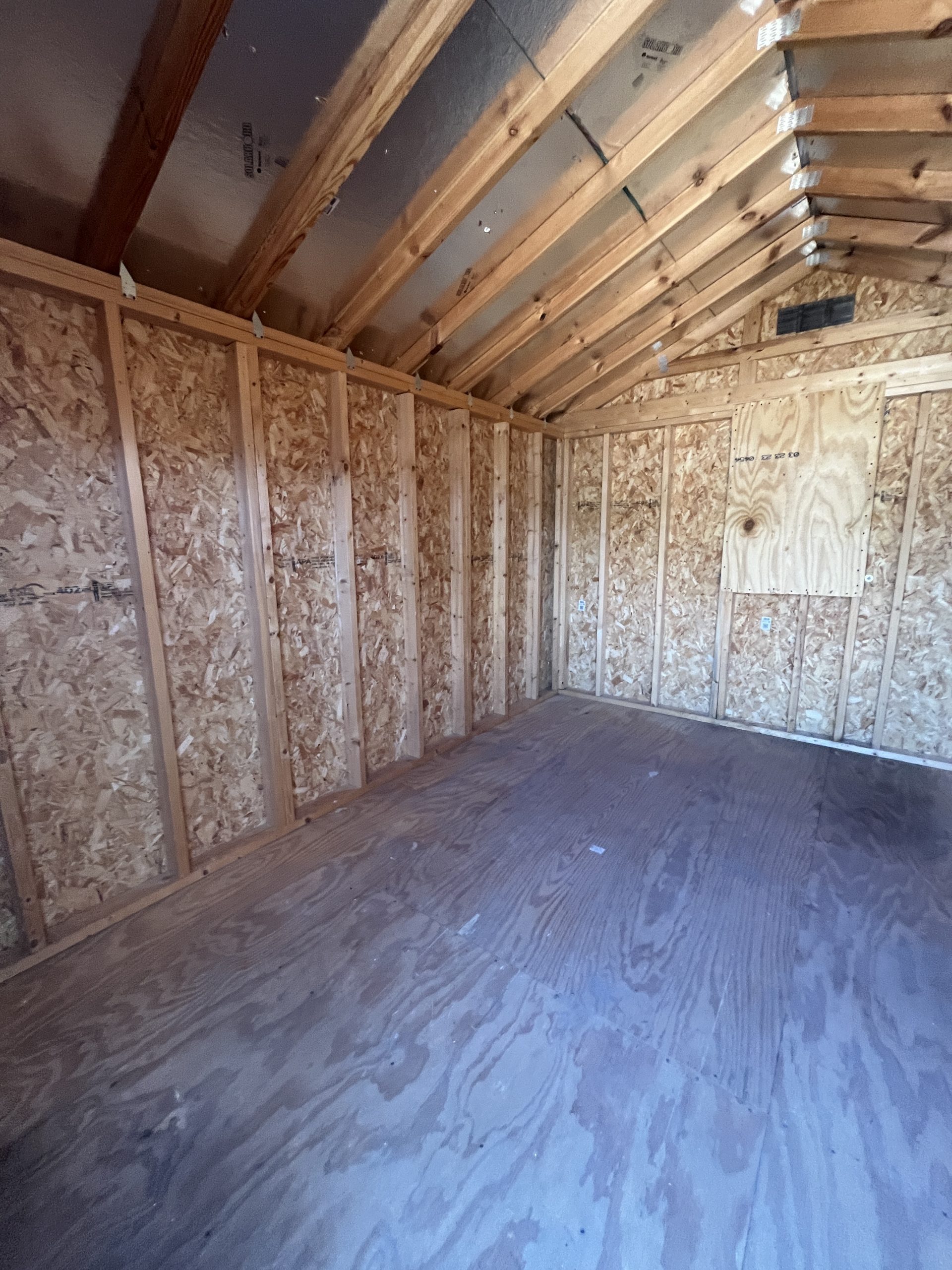 10x12 Utility Shed USED - Dark Brown - Image 5