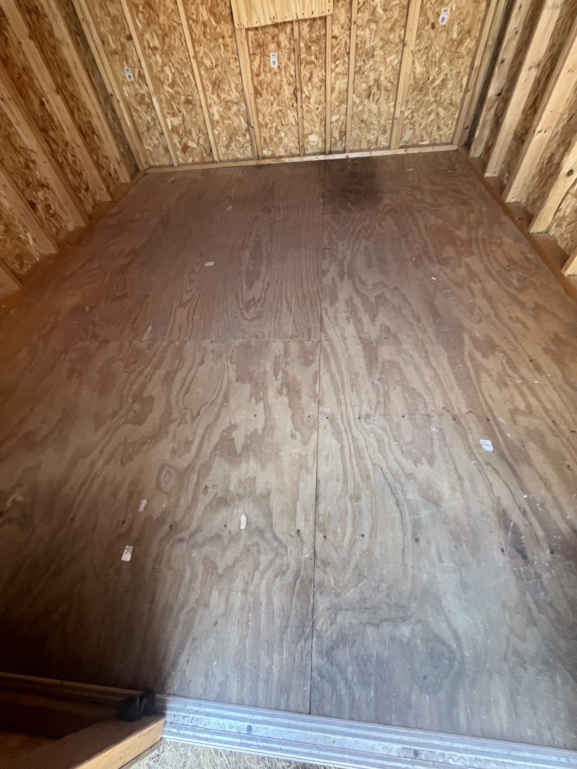 10x12 Utility Shed USED - Dark Brown - Image 3