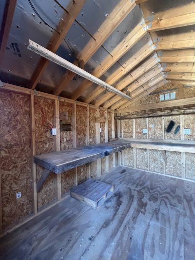 10x12 Utility Shed USED - Light Gray - Image 5