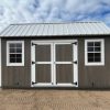 12x16 Garden Shed - Driftwood Stain