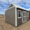 12x16 Garden Shed - Driftwood Stain - Image 9