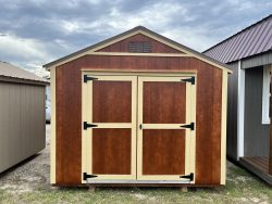 Two 10x24 Utility Sheds for sale, including doors and windows.