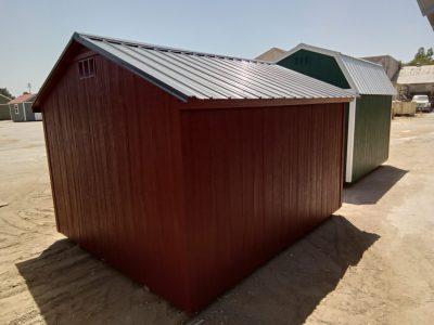 For sale: A 10x12 Basic Shed with a metal roof.
