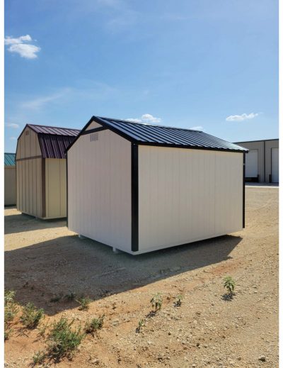 Looking for a 10x12 Utility Shed near me? Look no further! We have two sturdy metal sheds available for sale in a convenient dirt lot. Come visit our shed store and find the perfect 10x12 Utility Shed for your needs. Don