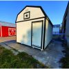 A 12x16 Lofted Barn Shed with a star on it, available at a shed store near me.