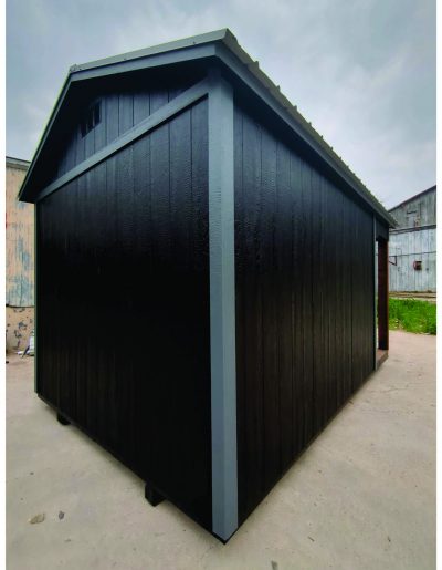 A 10x16 Cabinette Shed with a grey roof available for sale.
