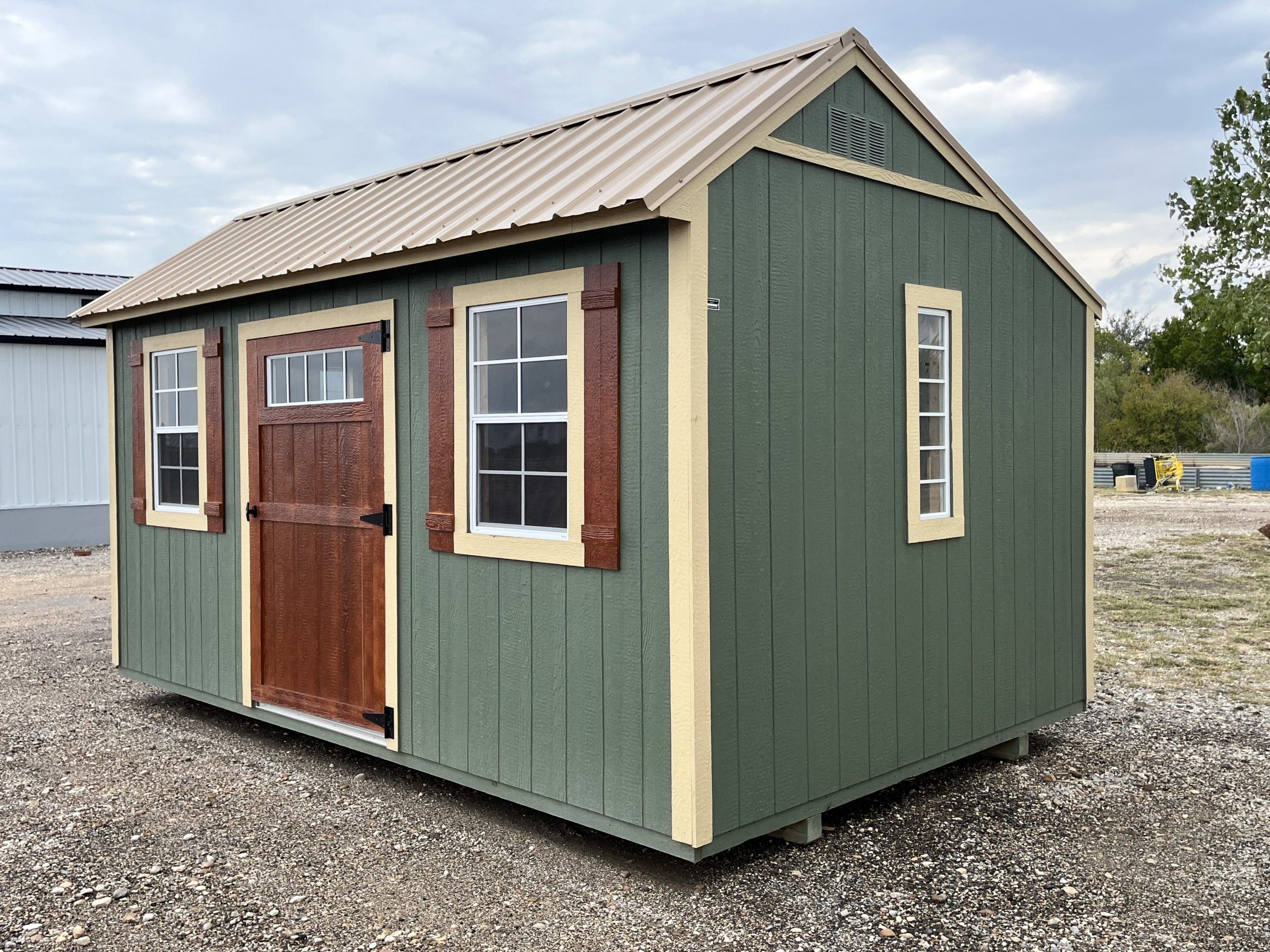 10×16 Garden Metal Sheds for Sale LELAND'S SHEDS