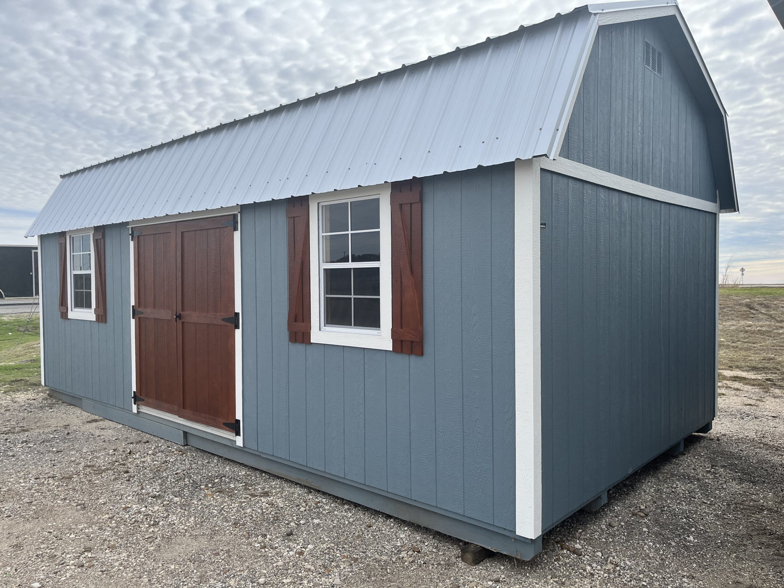 12×24 Lofted Barn Wood Sheds for Sale | LELAND'S SHEDS