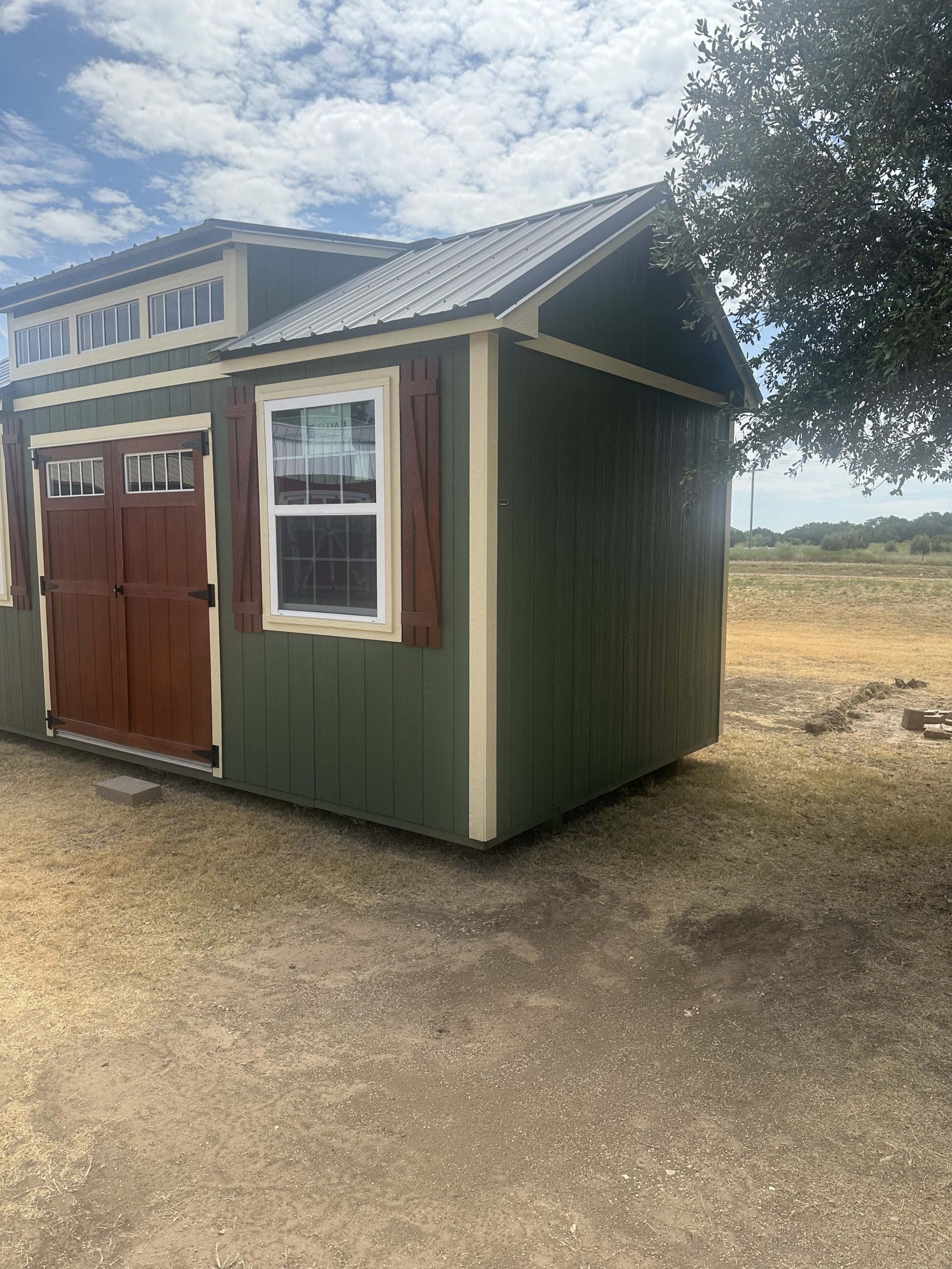 10×20 Chalet Large Shed Near me LELAND'S SHEDS