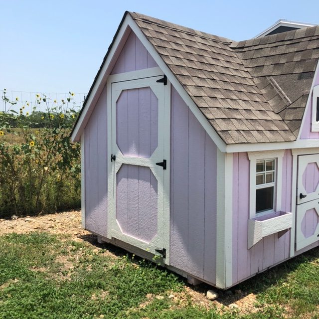 8×12 Victorian Playhouse Rental Return LELAND'S SHEDS