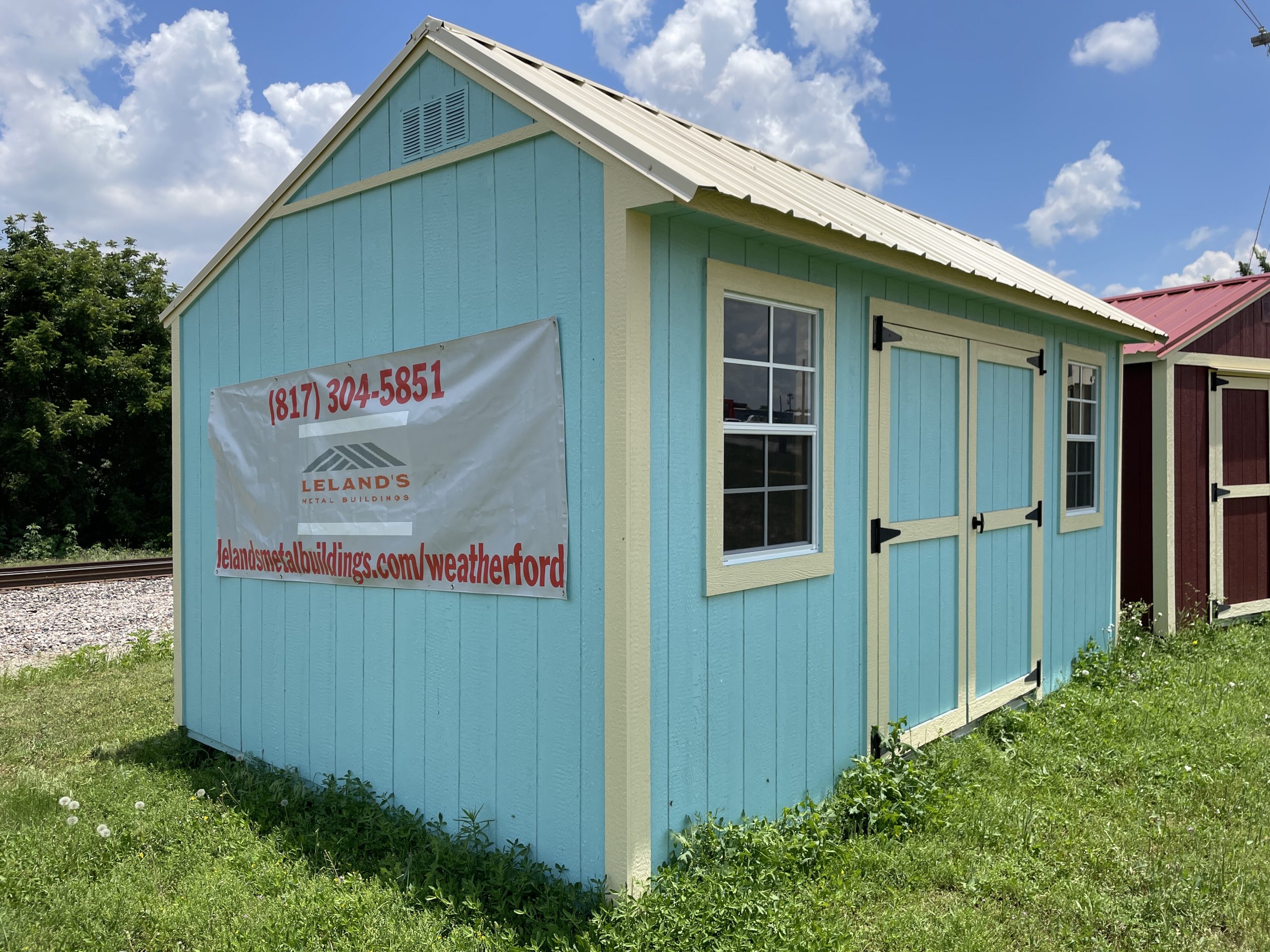 10×16 Garden Storage Sheds LELAND'S SHEDS
