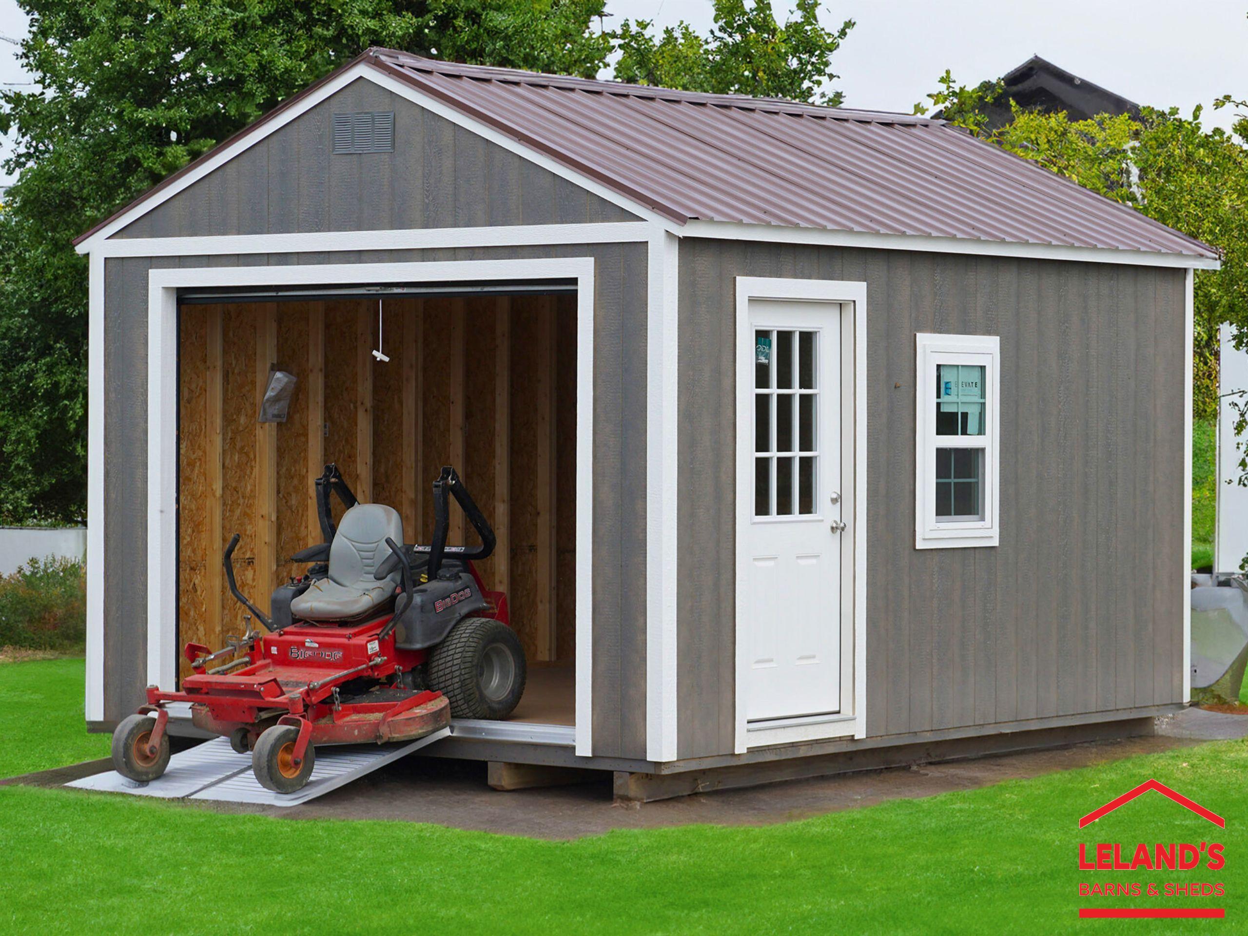 Garage Shed - LELAND'S SHEDS